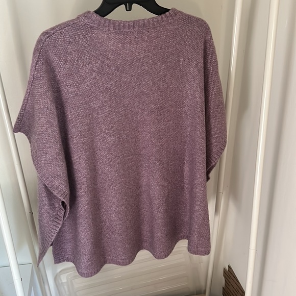 NWOT Purple LOFT the modern poncho - Picture 7 of 8